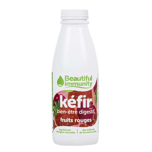 Beautiful Immunity Kefir Bien-être Digestif Fruits Rouges 500ml