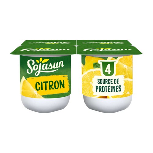 Sojasun Spécialité Au Soja Et Citron 4x100g