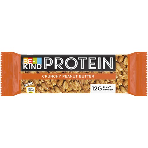 Be-Kind Barre de protéines avec cacahuètes (59%) & Enrobage goût beurre de cacahuète (15%) 50g