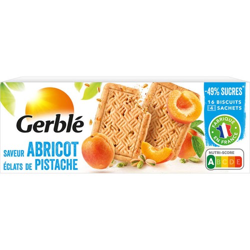 Gerblé Biscuit pistache abricot 160g