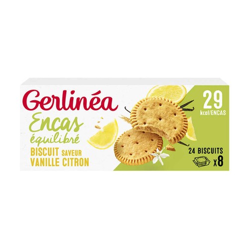 Gerlinéa Biscuit minceur vanille citron 156g
