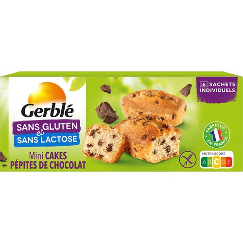 Gerblé Cake Pépites Chocolat Sans Gluten  230g