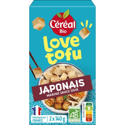 Céréale Bio frais tofu marine la japonaise 280g