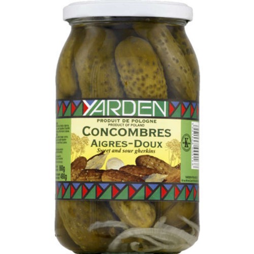 Yarden Concombre aigre doux cacher 860g