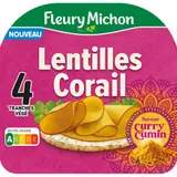 Fleury Michon Lentilles corail Curry Cumin en Tranches x4