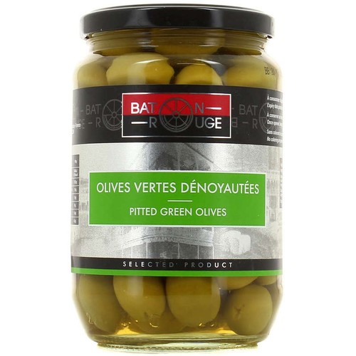 Bâton Rouge Olives Vertes Dénoyautées 700g