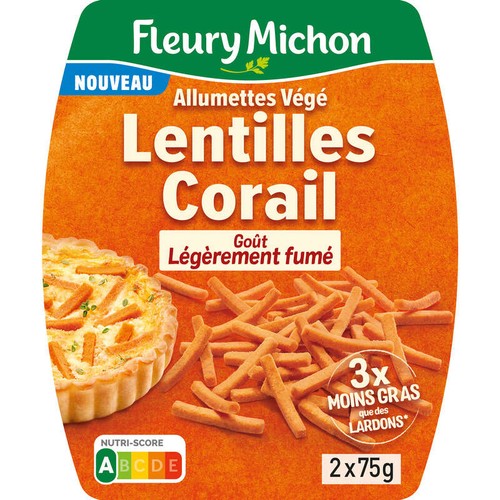 Fleury Michon Allumettes Lentilles Corail Fumées 150 g