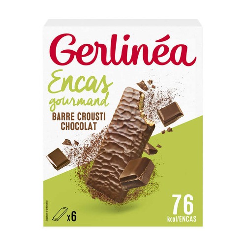 Gerlinéa Barre encas minceur crousti chocolat 102g