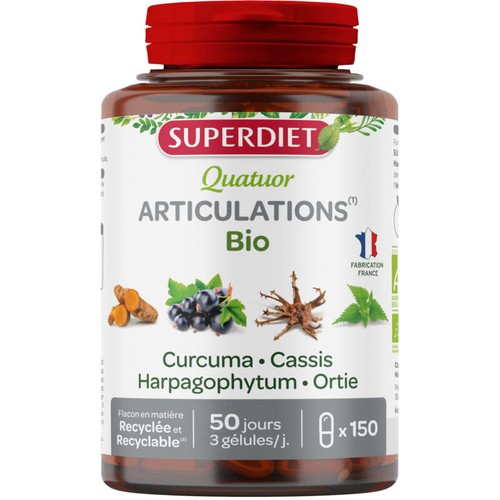 [Para] Superdiet Complément Alimentaire au Curcuma Bio 150 gélules