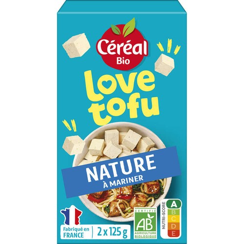 Céréal Bio Tofu Nature à Cuisiner 250g