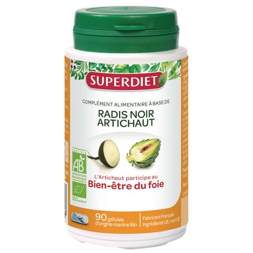 [Para] Superdiet Complément Alimentaire Bien-être du foie Bio x90 gélules