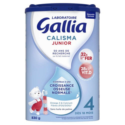 Gallia Lait en Poudre Junior Dès 18 mois 830g