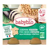 Babybio Façon Moussaka végétarienne - Aubergines de Provence, Pois Chiches Bio