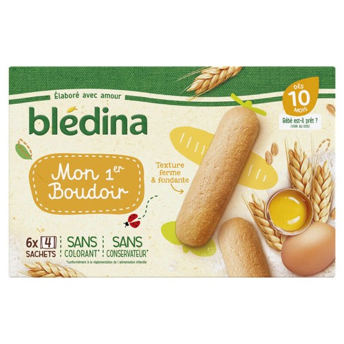 Bledina Mon 1er Boudoir Dès 10 Mois, 120g