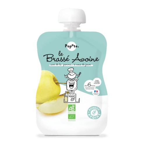 Popote Gourde Le brassé Avoine  & Pomme 100g