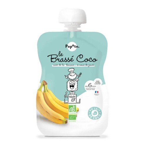 Popote Gourde Le Brassé Coco & Banane 100g