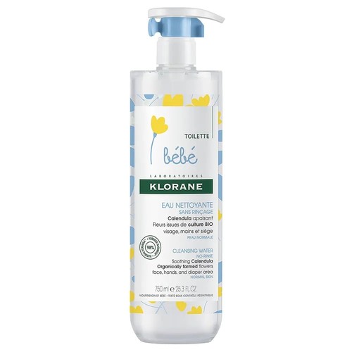 [Para] Klorane Bébé Eau Nettoyante Sans Rinçage 750ml