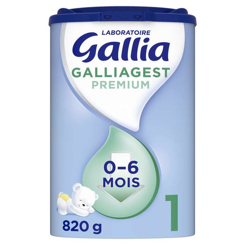 Galliagest lait premium 1 de 0-6 mois 820g