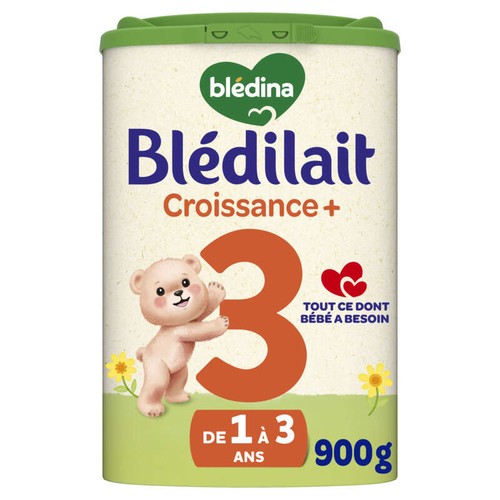 Bledilait Croissance Lait en poudre 3ème âge 900g