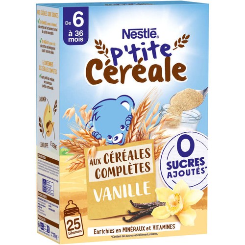Nestlé P'tite Céréale Vanille 270g