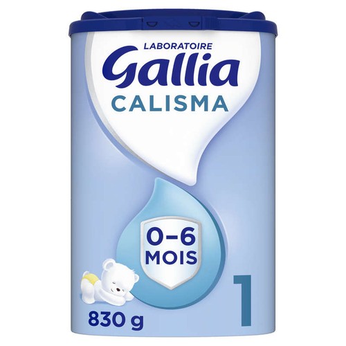 Gallia Calisma Lait bébé en poudre 1er âge de 0 à 6 mois 830g