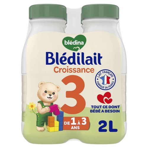 Blédina Croissance 3 de 1 à 3 ans 4x500ml