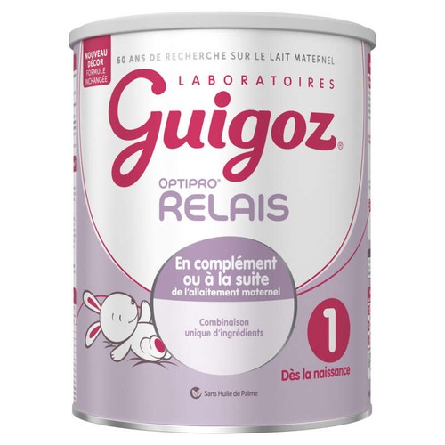 Guigoz Evolia Lait en poudre dès la naissance jusqu'à 6 mois 800g