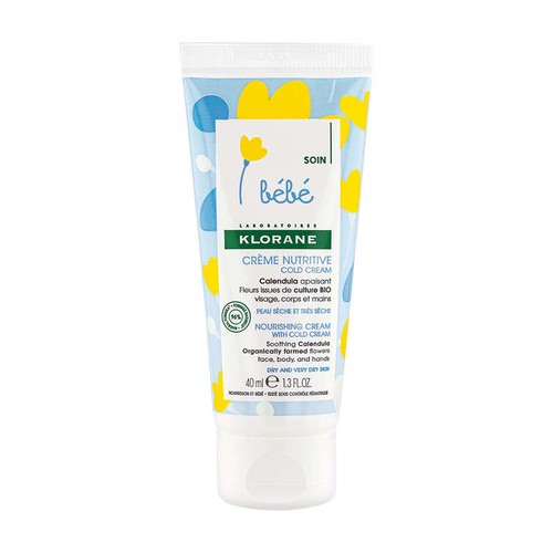 [Para] Klorane Bébé Crème nutritive au Cold Cream et Calendula Peau sèche et très sèche 40ml