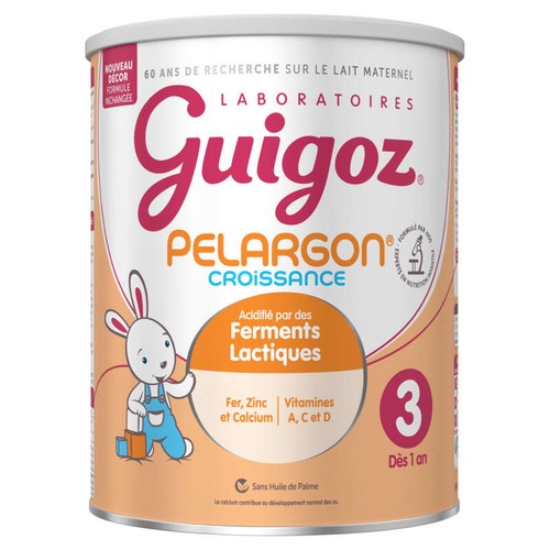 Guigoz Pelargon 3 Lait Infantile 3eme age 780g