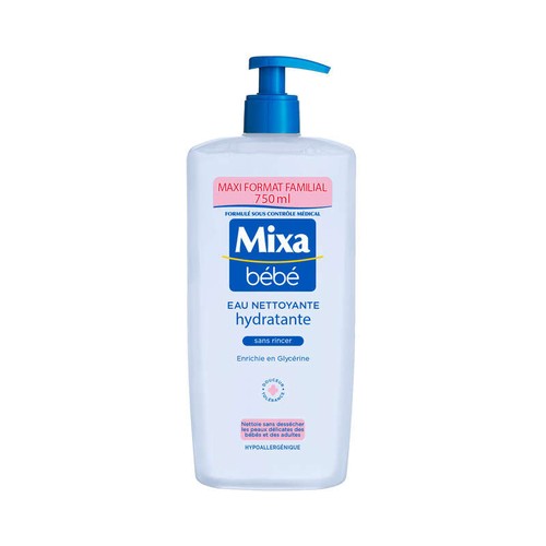 Mixa Baby Eau nettoyante hydratante 750ml
