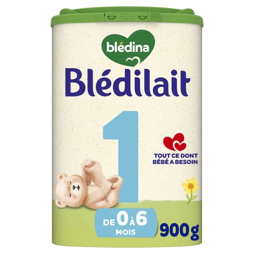 Blédilait lait premier âge dès la naissance 900g