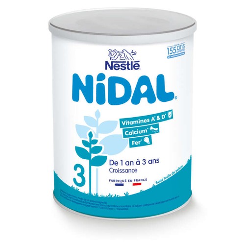 Nestlé NIDAL Lait bébé en poudre dès 1 an 800g