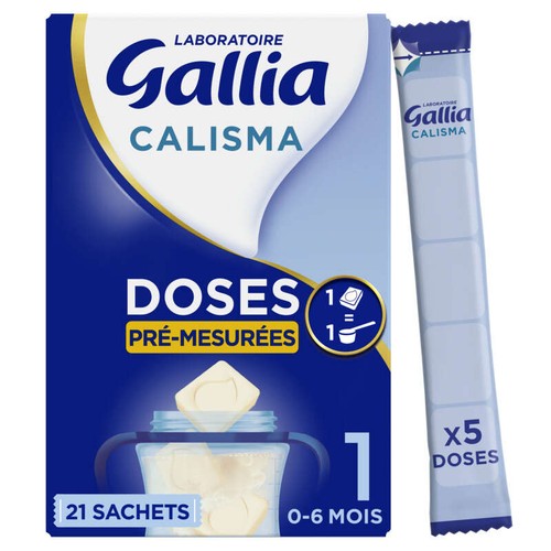 Laboratoire Gallia Calisma Lait de Croissance 1er âge De 0 à 6 mois 483g
