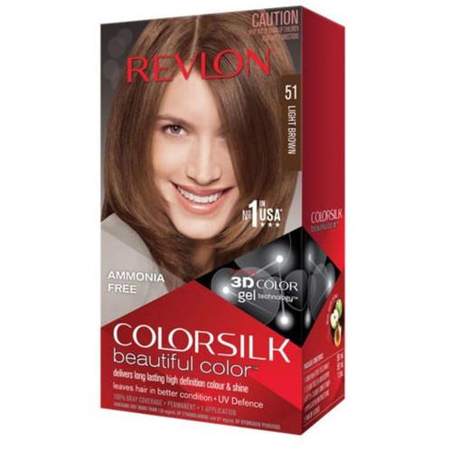 Revlon Coloration Permanente 51 Châtain Clair - Colorsilk 130ml