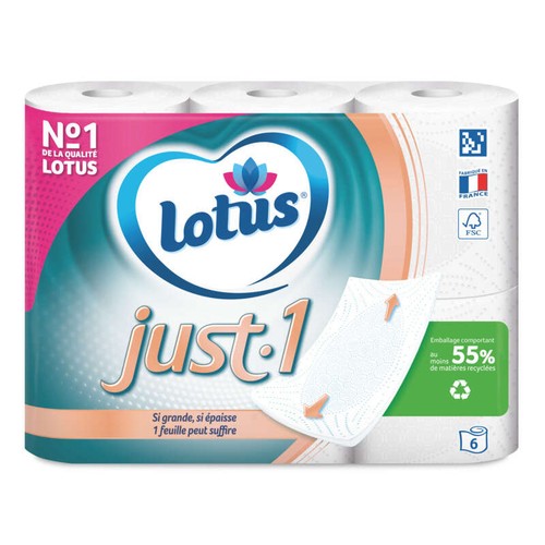 Lotus Papier Toilette Just.1 x6