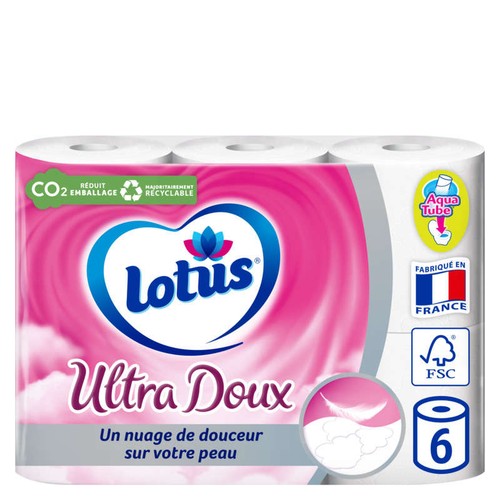 Lotus Papier Toilette Ultra Doux x6