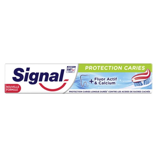 Signal Dentifrice Protection Caries calcium  fluor actifs 75ml