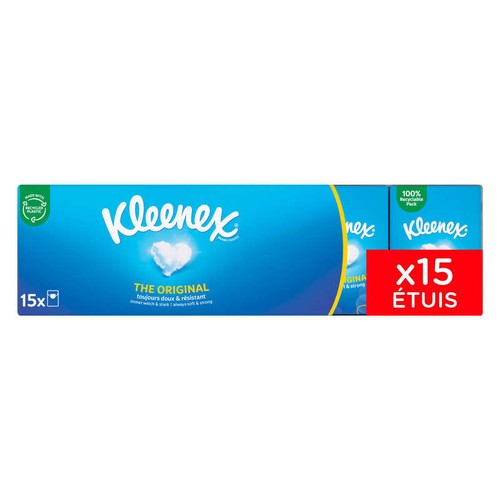 Kleenex® Mouchoirs Etuis Mini "The Original" x15