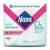Nana Serviettes Hygiéniques Puresensitive Ultra Régulier Plus X12