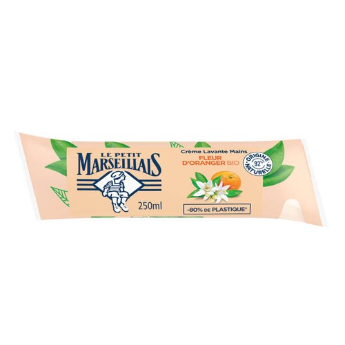 Le Petit Marseillais Crème Lavante Mains Fleur d'oranger recharge 250ml