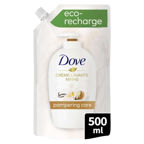 Dove Savon Liquide Mains Beurre De Karité & Vanille Recharge 500ml