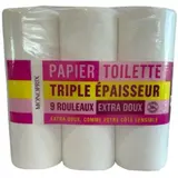 Monoprix Papier toilette blanc x9