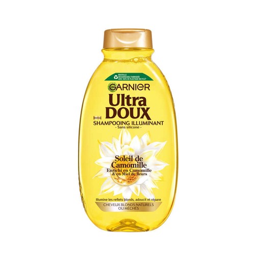 Garnier Ultra Doux Shampooing Illuminant Camomille Cheveux Blonds 300ml