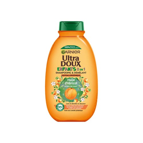 Garnier Ultra Doux Shampooing & Démêlant Enfants Abricot 300ml