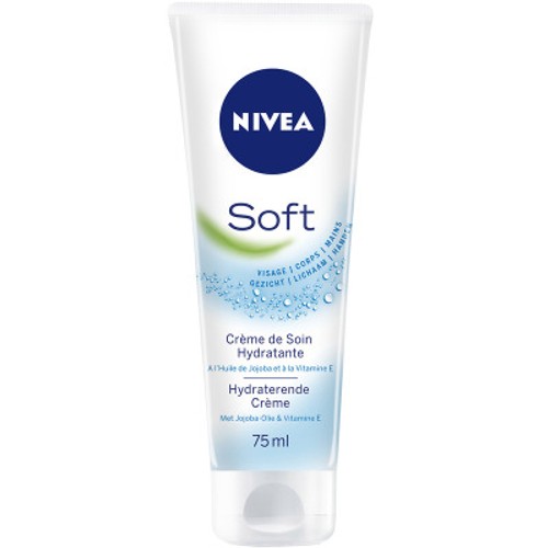 Nivea Crème De Soin Hydratation Intense, Huile De Jojoba Et Vitamine E 75ml