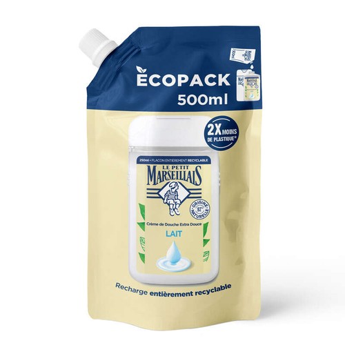 Le Petit Marseillais Recharge Crème douche extra-doux lait 500ml