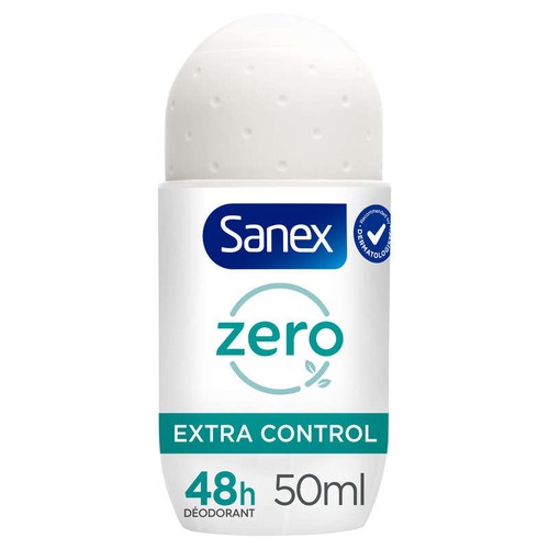 Sanex Déodorant Bille sans sels d'aluminium Zéro 0% 48h 50ml