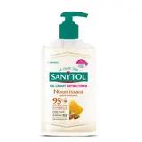 Sanytol Gel Lavant Antibactérien Nourrissant Gelée royale avec Lait d'amande Bio 250ml