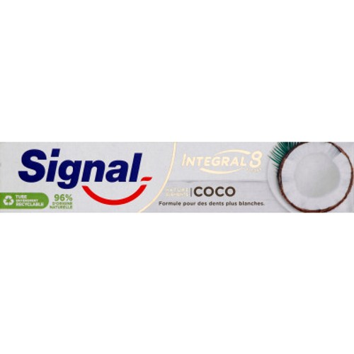 Signal Dentifrice Intégral 8 Nature Eléments Coco Blancheur 75ml