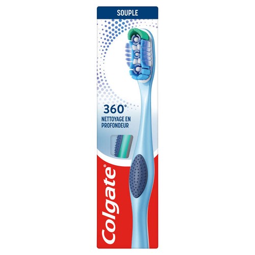 Brosse à dents colgate deep clean 360° souple x1